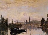 Claude Monet View of Rouen painting